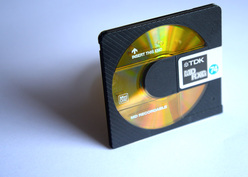 blank recordable minidisc