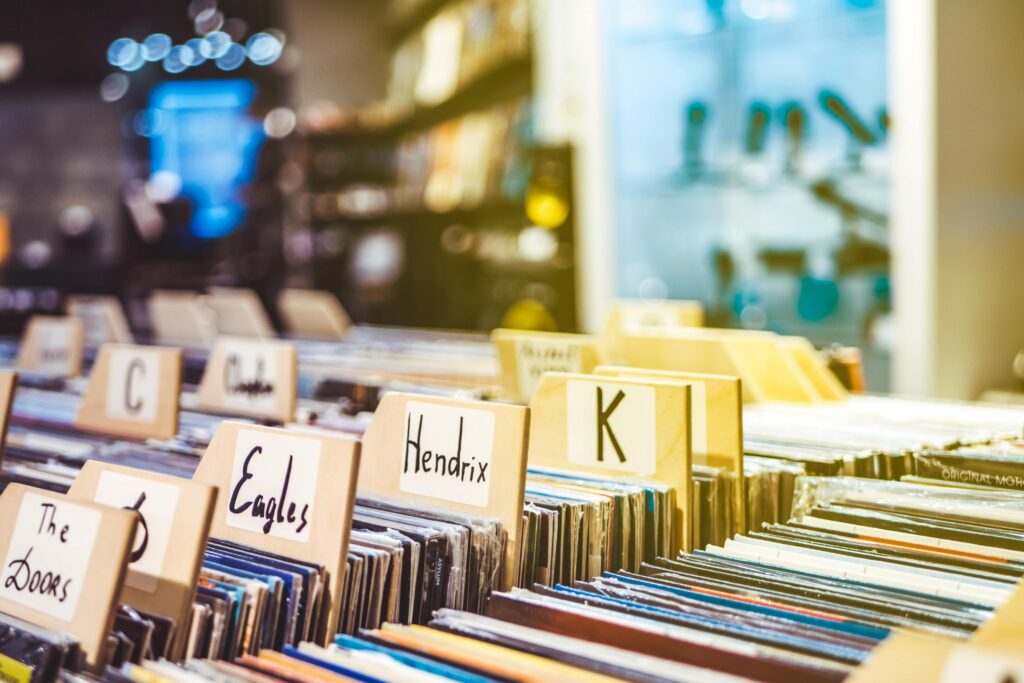 Records categorised alphabetically